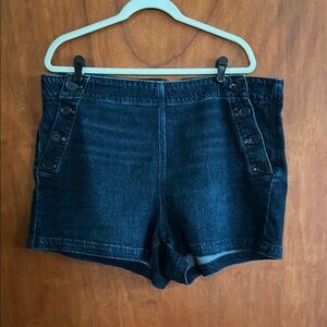 American eagle sailor denim mom short size 18